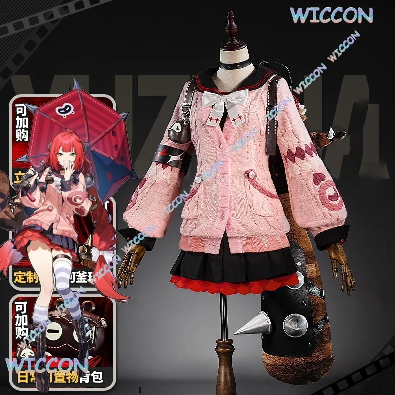 [WUHU]Ukinami Yuzuha كوسبلاي Zenless Zone Zero Game أنيمي أزياء تنكرية حقيبة ملابس النساء البالغات لعب الأدوار الزي الهالوين ZZZ