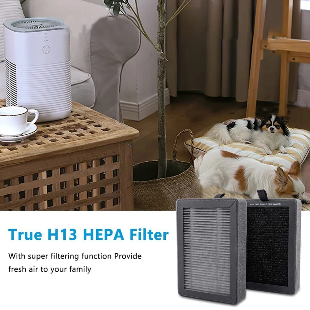 LV-H128 Replacement Filter Compatible for LEVOIT LV-H128 Air Purifier, LV-H128 H13 True HEPA Replacement Filter 2 Pack image 5