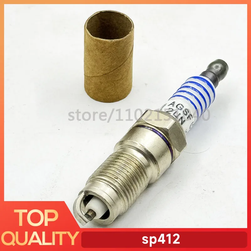 4pcs Spark plug For Ford Edge 3.5 Explorer Mustang 5.0 Iridium Gold SP412 AYFS 24N  2006 2007 2008 2009-2024 AYFS24N