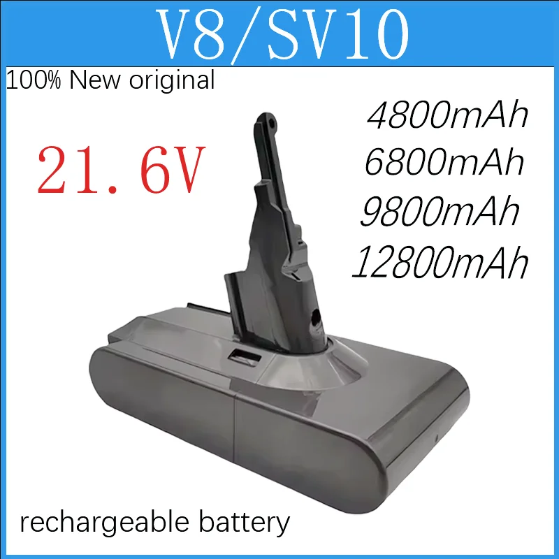 

100% NEW 21.6V For Dyson V8 Absolute SV10 Li-ion Battery lpega Vacuum Cleaner Series Rechargeable Batteries