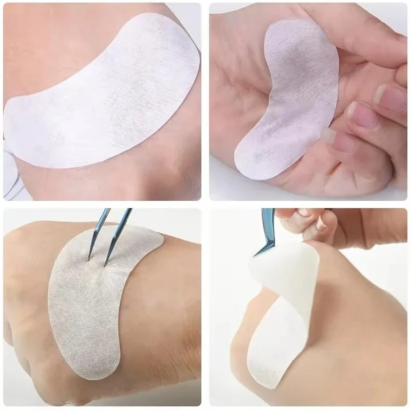 50 ペアまつげパッドゲルパッチ移植まつげ下アイパッチまつげエクステンション紙ステッカーアプリケーションメイクアップ