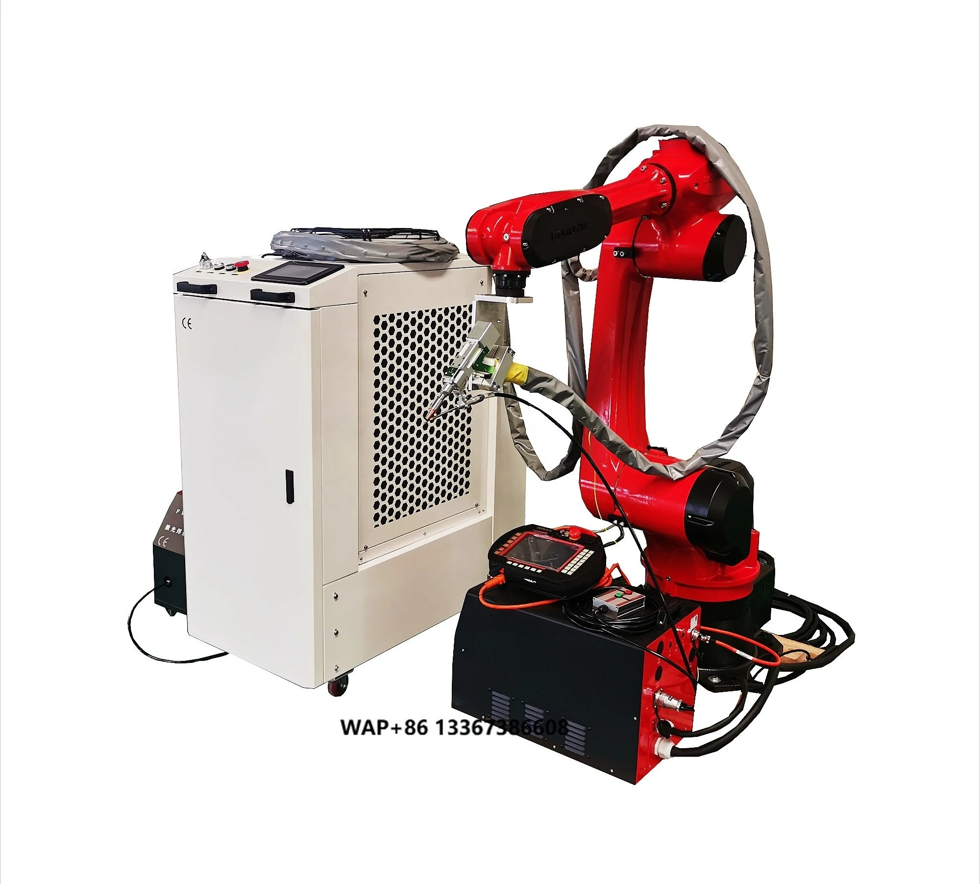 آلي لحام مع ذراع روبوت MIG/TIG/MAG لحام للمعادن 3 في 1 آلة لحام يدوية من الألياف 3000 وات 2000 وات 1000 وات #1