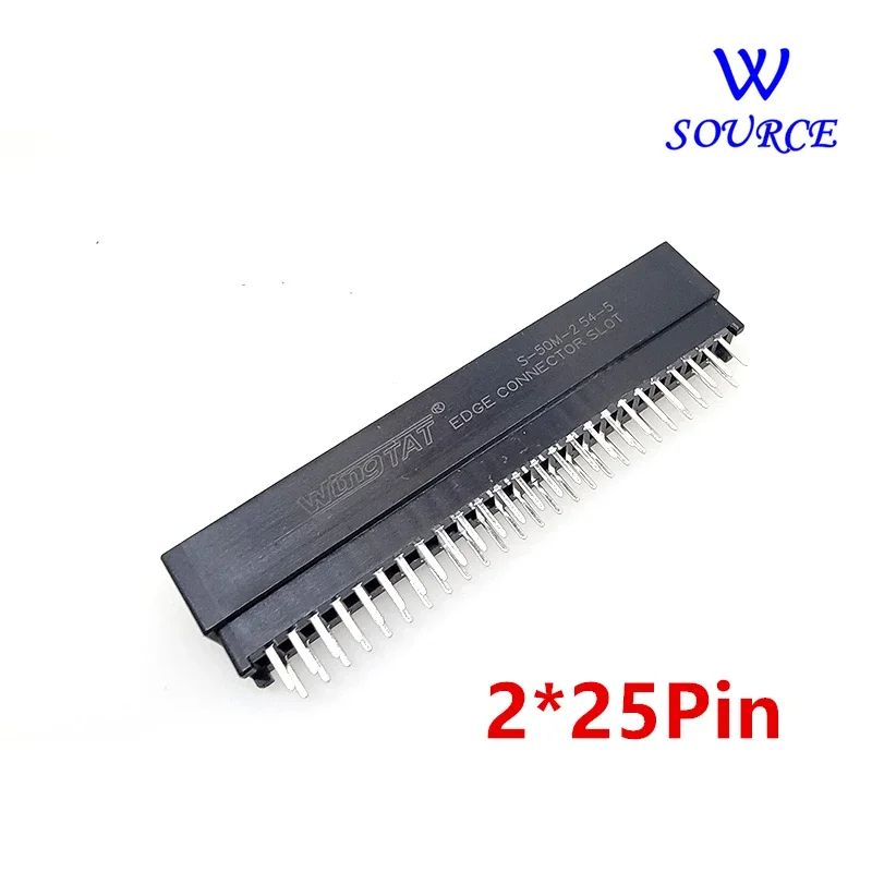 S-50M-2.54-5 S-60M-2.54-5 S-64M-2.54 S-56M-2.54-5 2.54mm Skok Edge Card Connector Slot Bus Socket Gold Finger Socket PCB Board