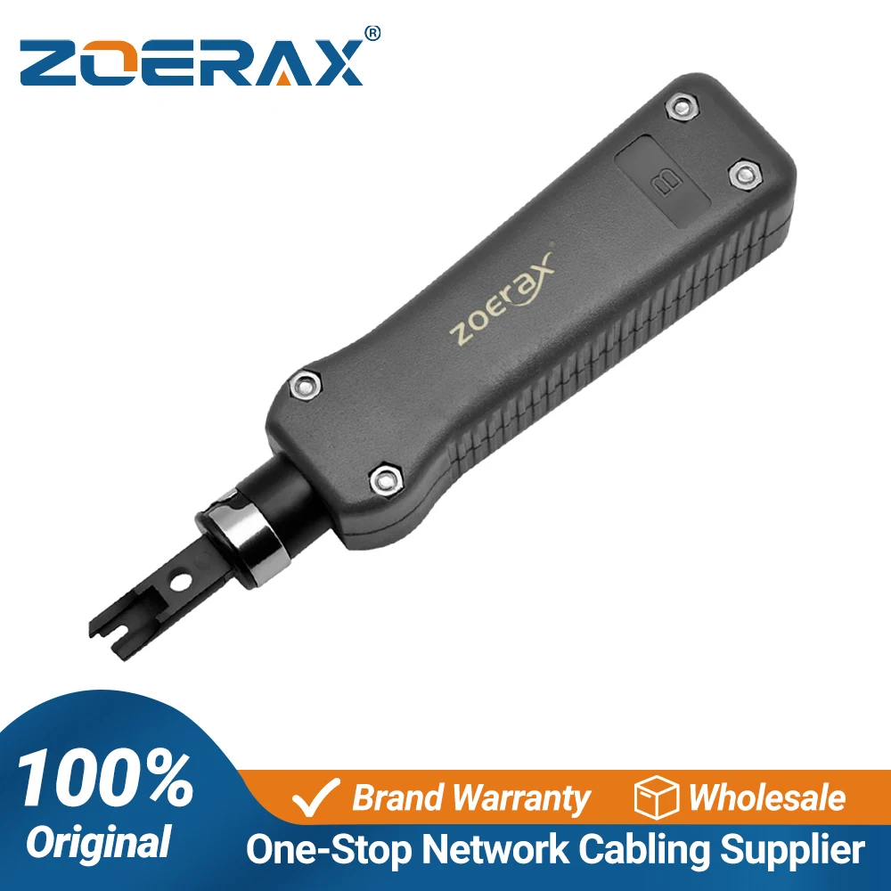 ZoeRax Impact Punch Down Tool Network Cable Wire Cutter Tools 110/88 For Seating Wire Into Terminal