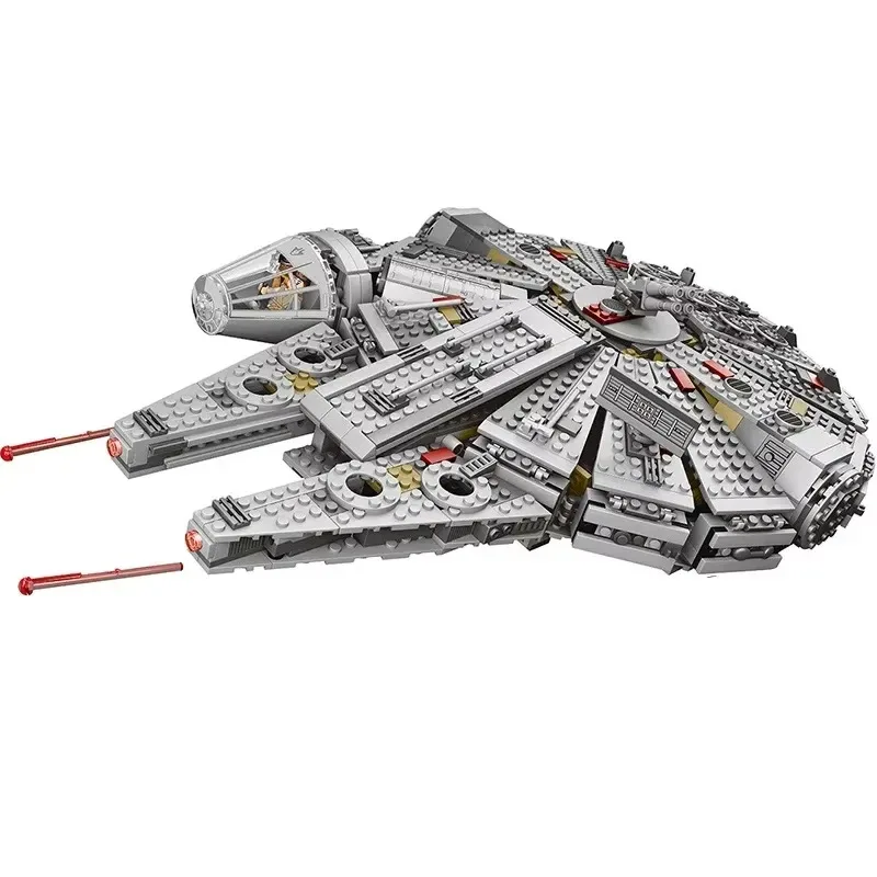 

1381Pcs Millennium Ship Force Awakens Set Compatible Falcon Model 75105 Building Blocks Toys For Children Gift Kids