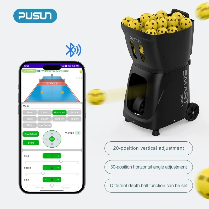 

2026 New ModelMAIYATANG PP-SMART PRO New Arrival Pickleball Machine Automatic Electronics For Training Practice With APP Remote