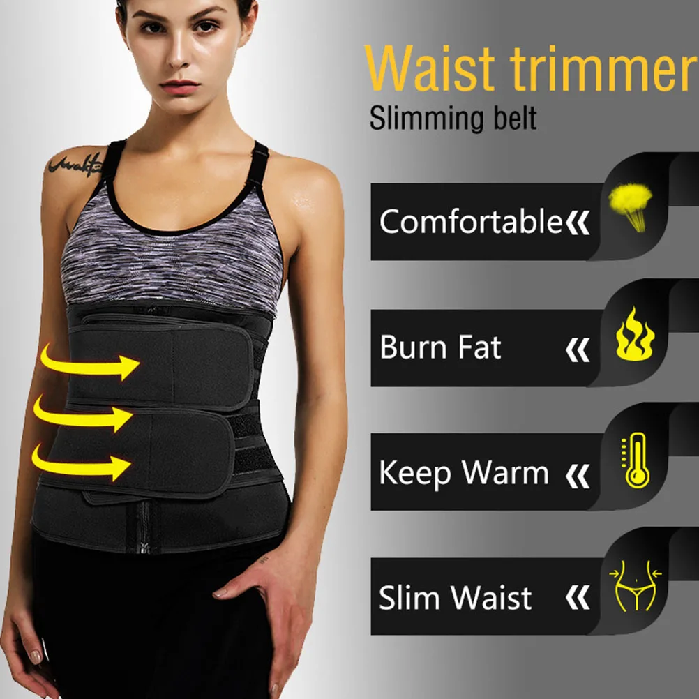 

Double Belt Bodysuit Women Waist Trainer Shapewear Body Shaper Fitness Elastic Breathable Black Size L Xl 2Xl Ladies Female