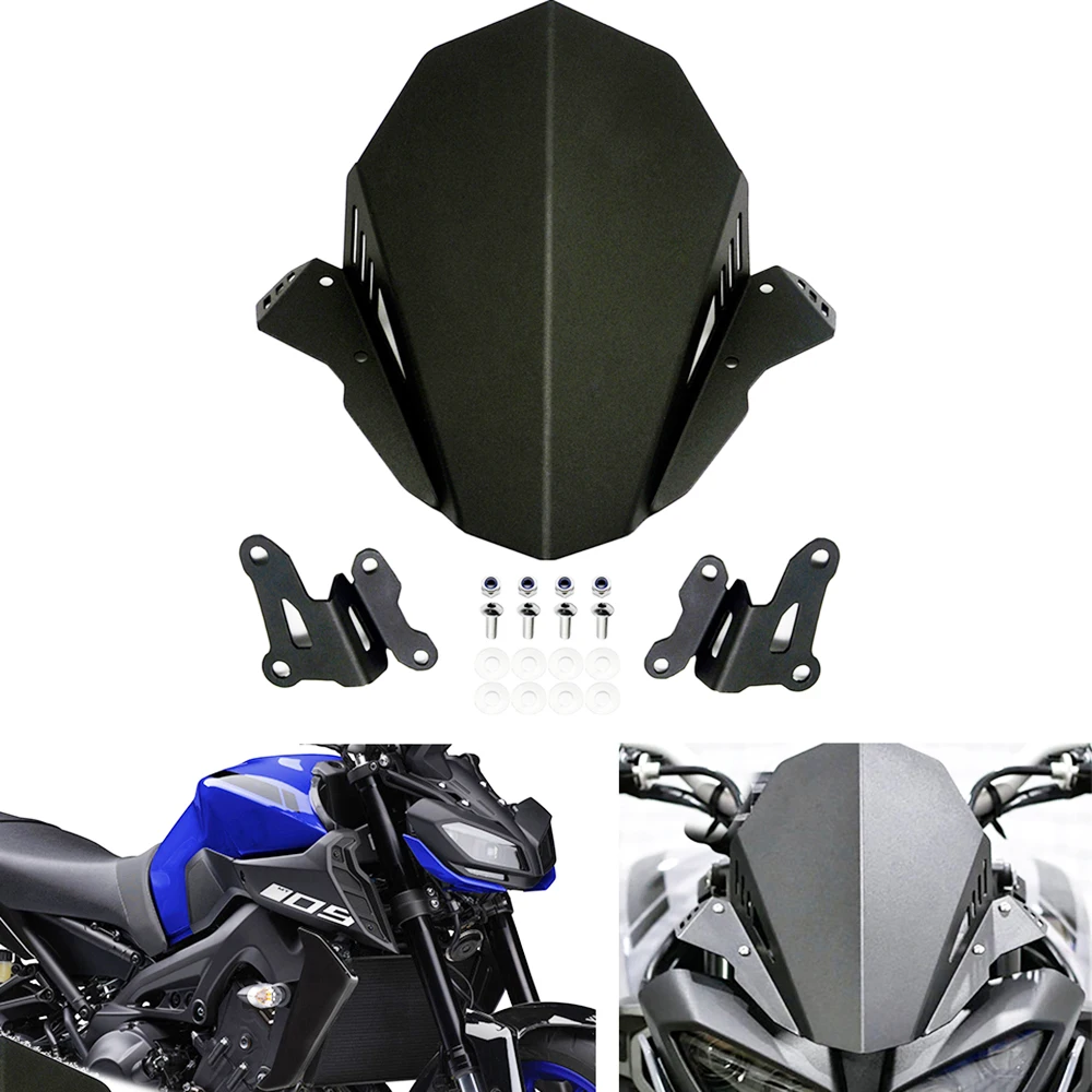 

Fit for Yamaha MT 09 MT09 SP ABS MT-09 FZ-09 2017-2020 Motorcycle Windshield Front Instrument Cover Windscreen Deflector Guard