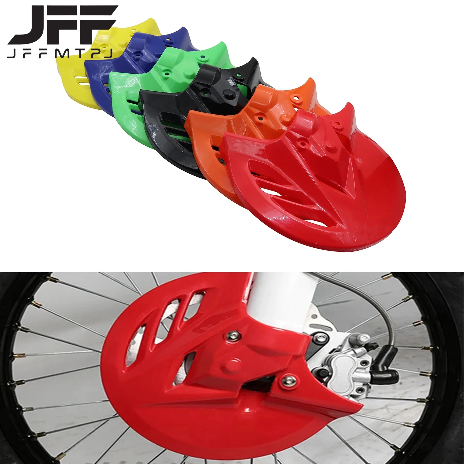 Motorcycle Front Brake Disc Plastic Protective Cover For Kayo T4 T6 For Honda CRF 250R 250RX 250X 450L 450R 450RWE 450RX 450X