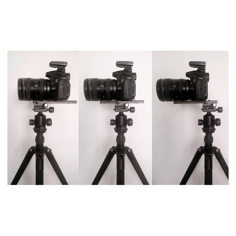 160 مللي متر المهنية ماكرو التصوير التركيز السكك الحديدية المنزلق ترايبود رئيس غرامة ضبط رئيس لوحة ل D5300 D7100 600D 700D 60D 70D