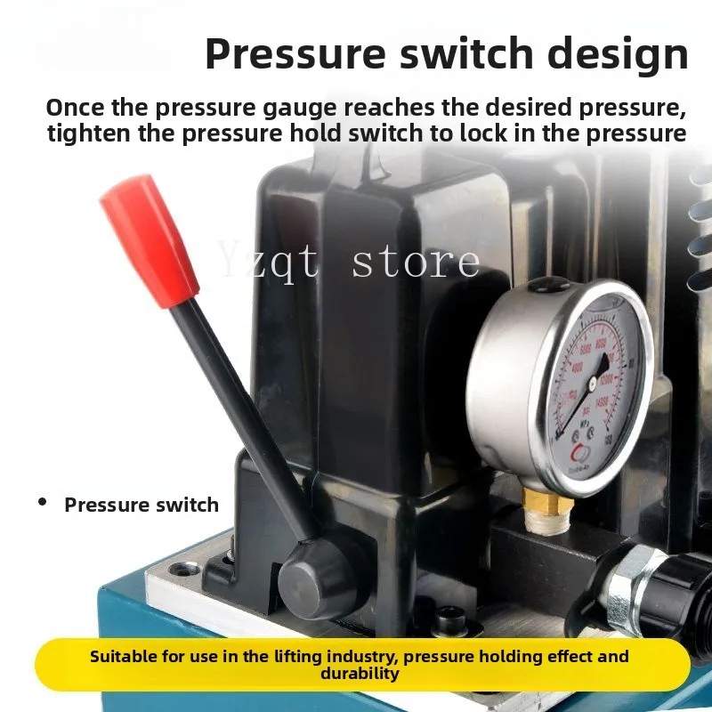 Mini ultra-high pressure oil pump, electric hydraulic pump, electric foot pedal hydraulic oil pump station hydraulic press