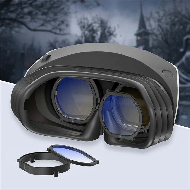B48A Myopia Lens Black Magnetic Glasses Quick Disassemble Protection VR Prescription Lenses For PSVR2 For PSVR2
