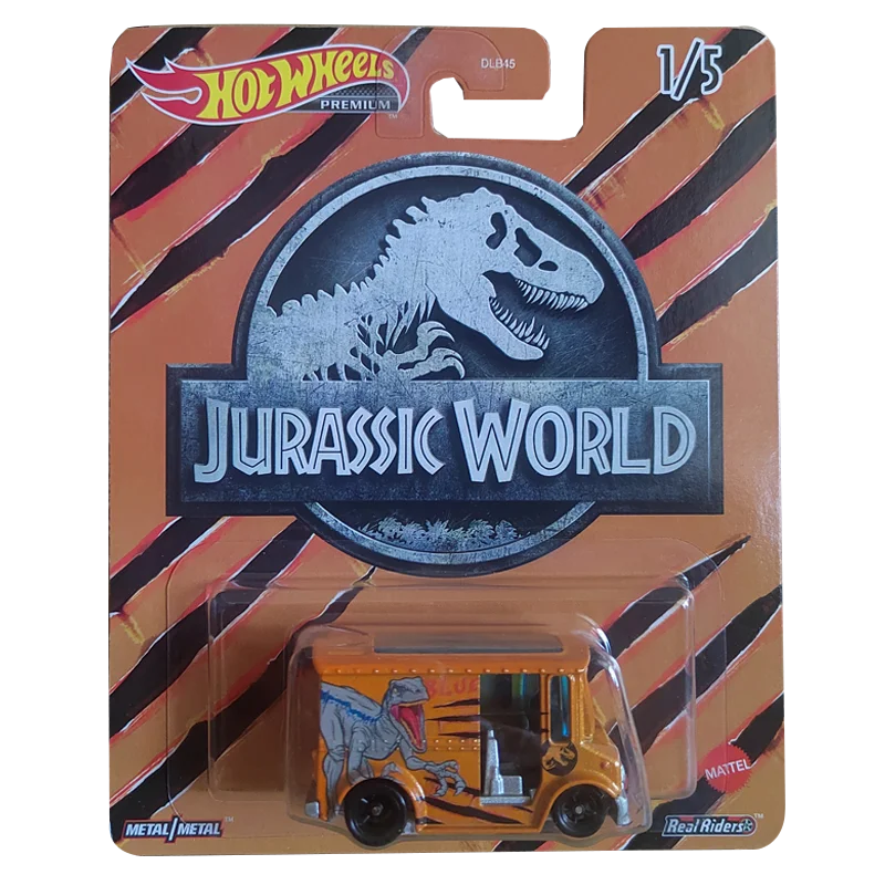 Hot Wheels Premium Metal Real Riders Jurassic World Mini Model Car Toy for Boys Hotwheel Xmas Gift 1/64 Diecasts & Toy Vehicles