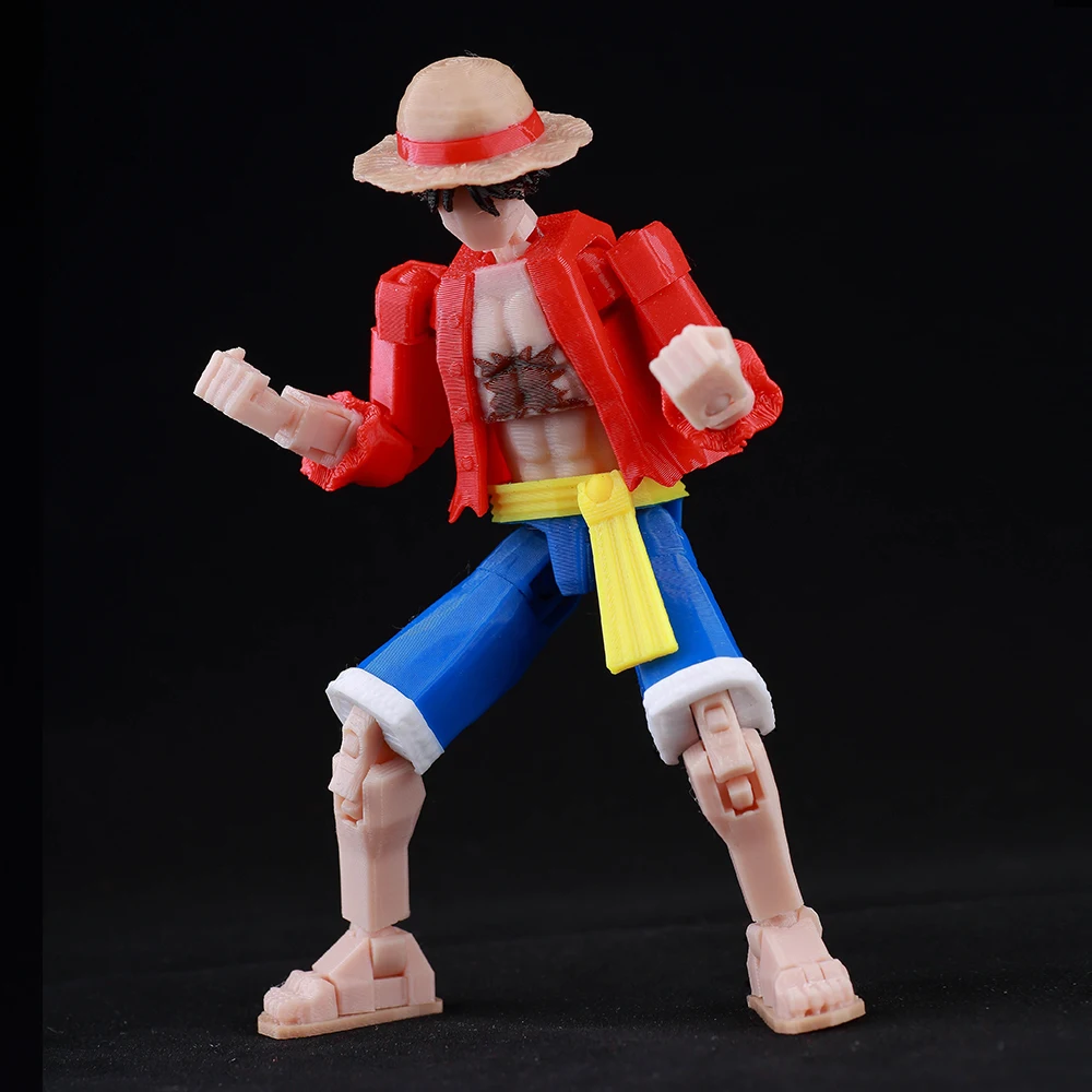 

9L3D Printed Movable Joints Titan13 Monkey D Luffy Gear 5 Creative Play Model Figure for Kid Gift Surprise Titan13 Anime Figures