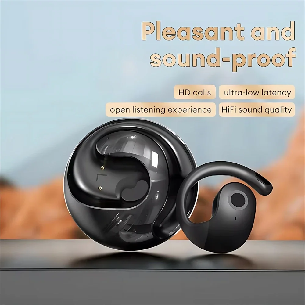 

OWS Wireless Bluetooth 5.3 Earphone Long Battery Life Earbuds HIFI Sound Quality Denoise Headphone Smart HD Call For Android iOS