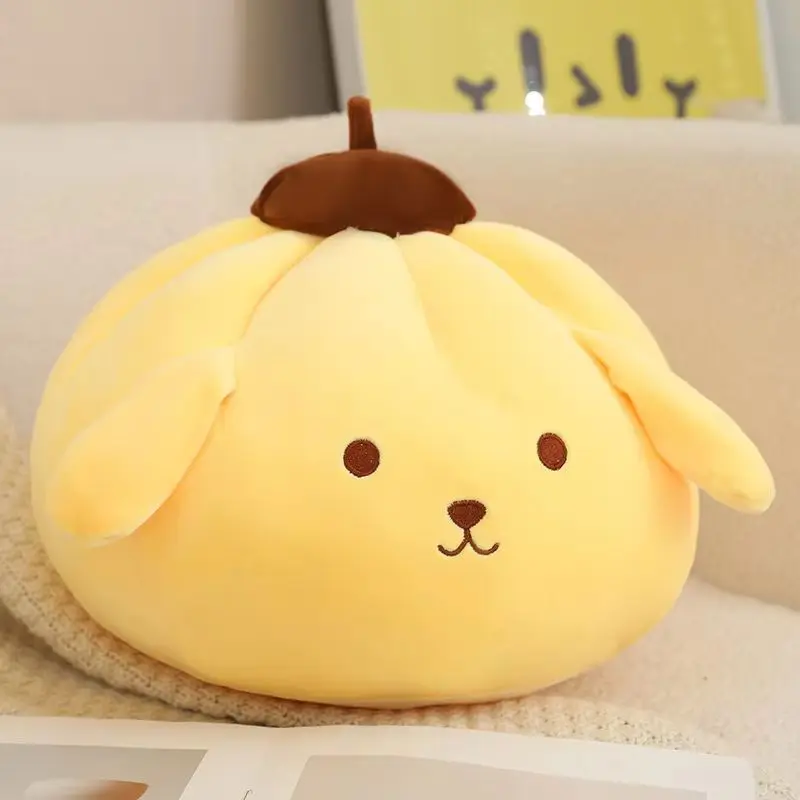 Sanrio 20/30/40Cm Kawaii Pom Pom Purin Cinnamoroll Pluche Kussen Speelgoed Halloween Serie Gevulde Pop speelgoed Voor Meisjes Kinderen Geschenken