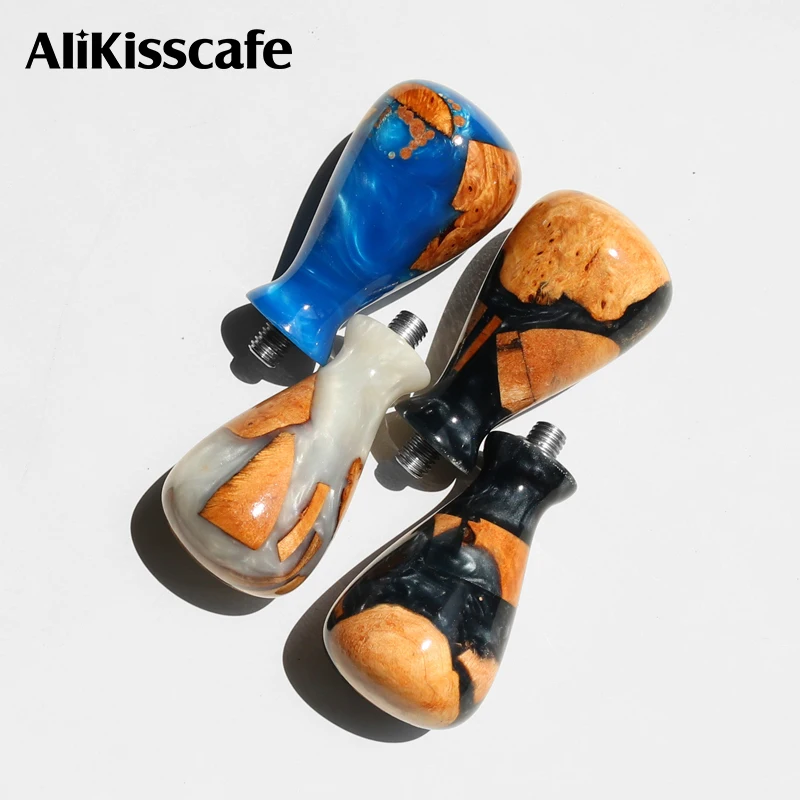 Mango de portafiltro de café M10, mango modificado de resina, repuesto de portafiltro para cafeteras espresso Delonghi Breville, accesorios para baristas