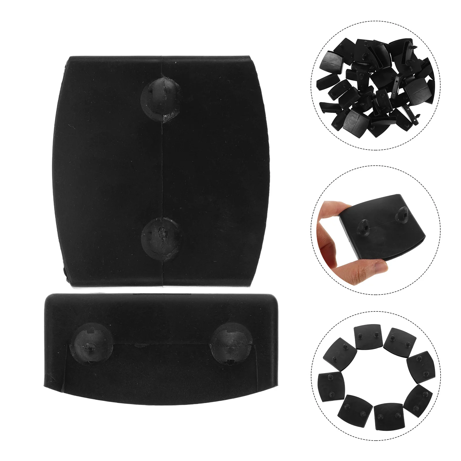 

36Pcs Bed Slat Connectors Heavy Duty Plastic Buckles Bed Frame Repair Hardware Replacement Accessories