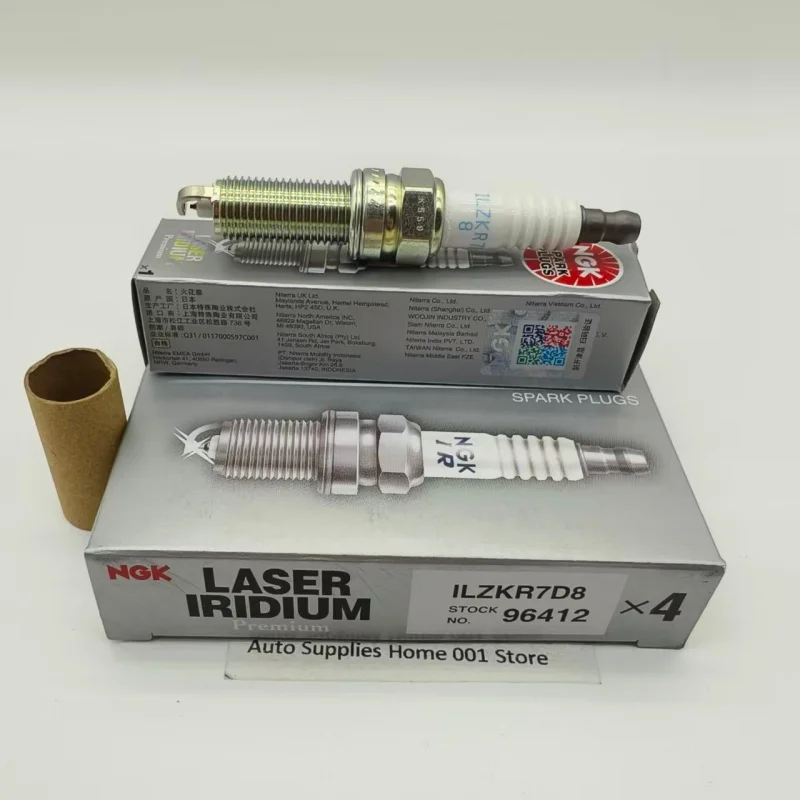 4PCS Brand NGK Iridium Spark Plugs ILZKR7D8 96412 For Suzuki New
