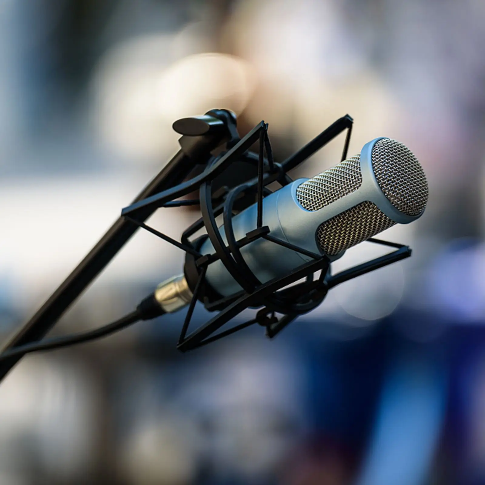 

Microphone Anti Vibration Suspension Holder Alloy Mount 15cm Bracket Diameter Universal Shockmount for Condenser Mic Live