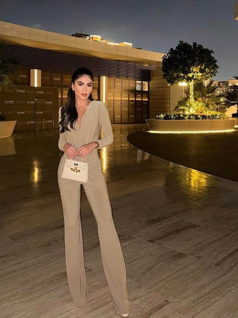 التخسيس طويلة Sve مايكرو متوهج بذلة المرأة عالية الخصر عارضة Faion زائد حجم نسيج مريح رقيقة السراويل #4