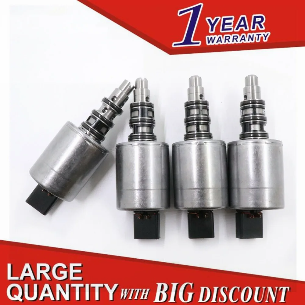 

4PCS New 0AM DQ200 13150568 Dual Clutch Transmission Main Oil Pressure Shift Solenoid Valve F01R00WA02-81w