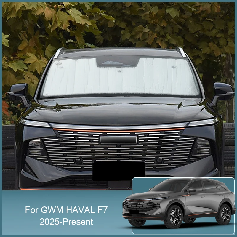 

For GWM HAVAL F7 2025-Present Car Sunshades UV Protection Cover Side Window Curtain Sun Shade Visor Mat Windshield Accesories