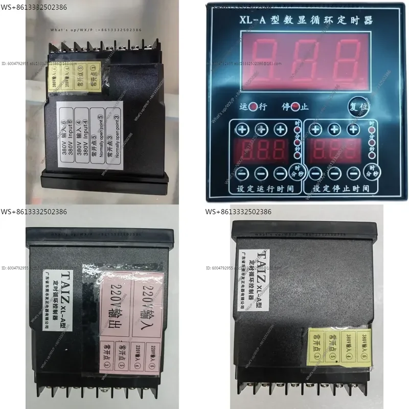 XL-A digital display cycle timer JS-99A XL-A timer 380V 220V normally open point XLA type
