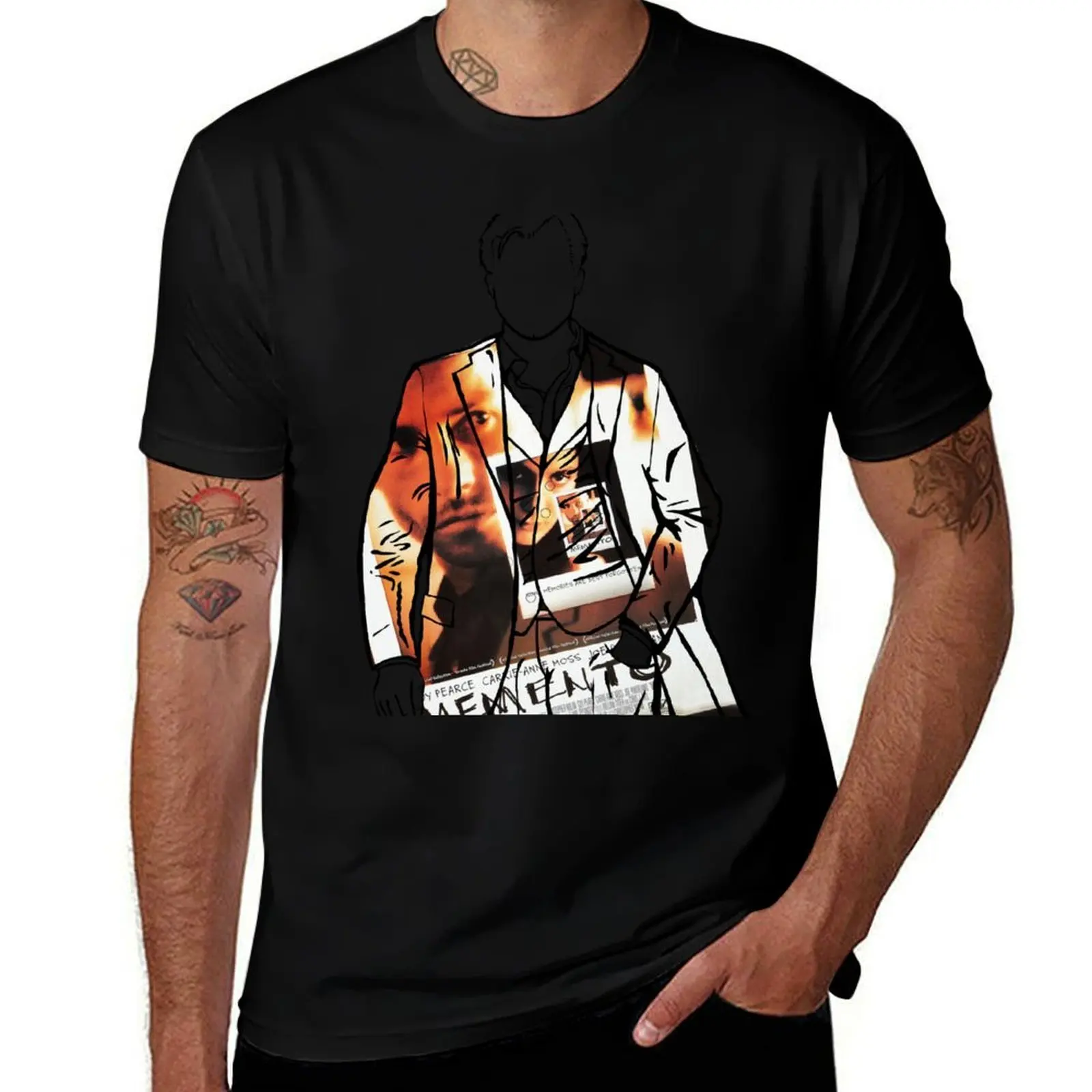 

Christopher Nolan Portrait (Memento) T-Shirt Plus Size Lightweight Tee Shirt