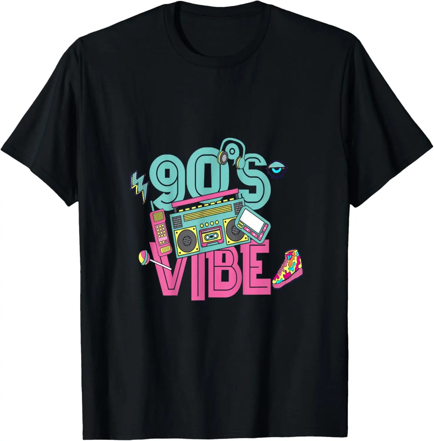 90s Vibe Vintage 1990s Music 90s Costume Party Nineties T-Shirt