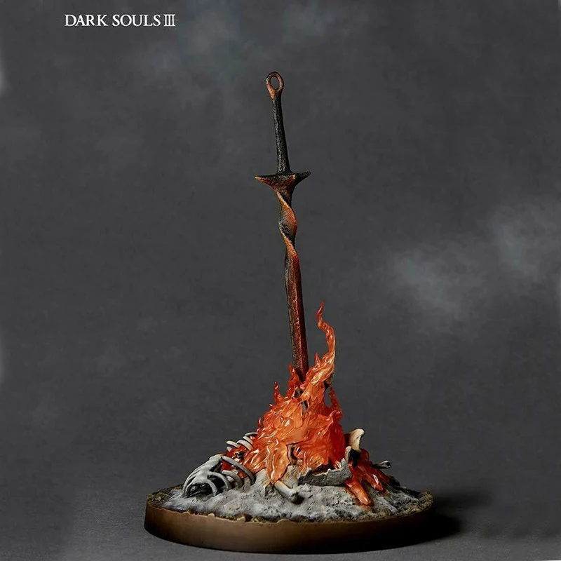 Anime Dark Souls Bonfire Lit Action Figure With Control Game Peripheral Collectible Toys Models Desktop Birthday Gifts - view 6