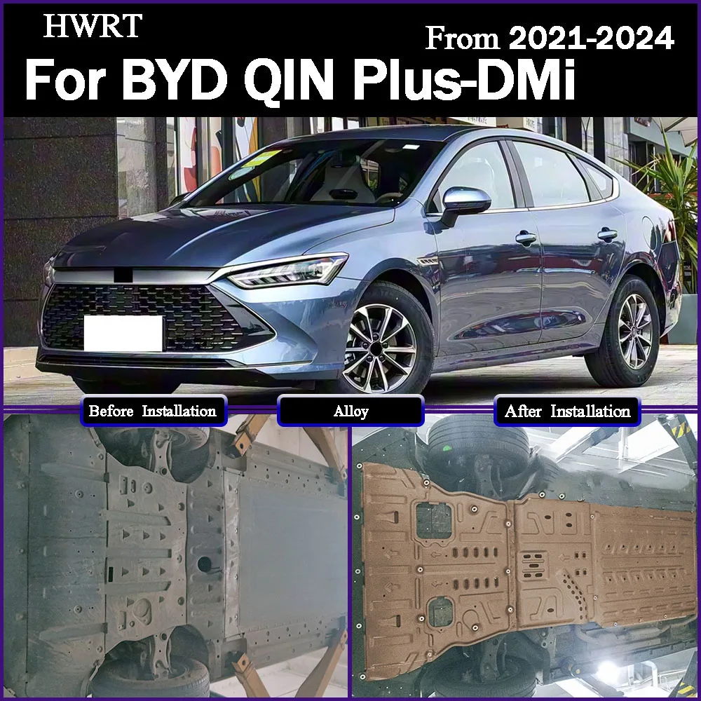 

Protective Plate Engine Oil Circuit Battery Oil Tank Chassis Guard Board Protection Plate For BYD QIN Plus-DMi 2021-2024 55KM