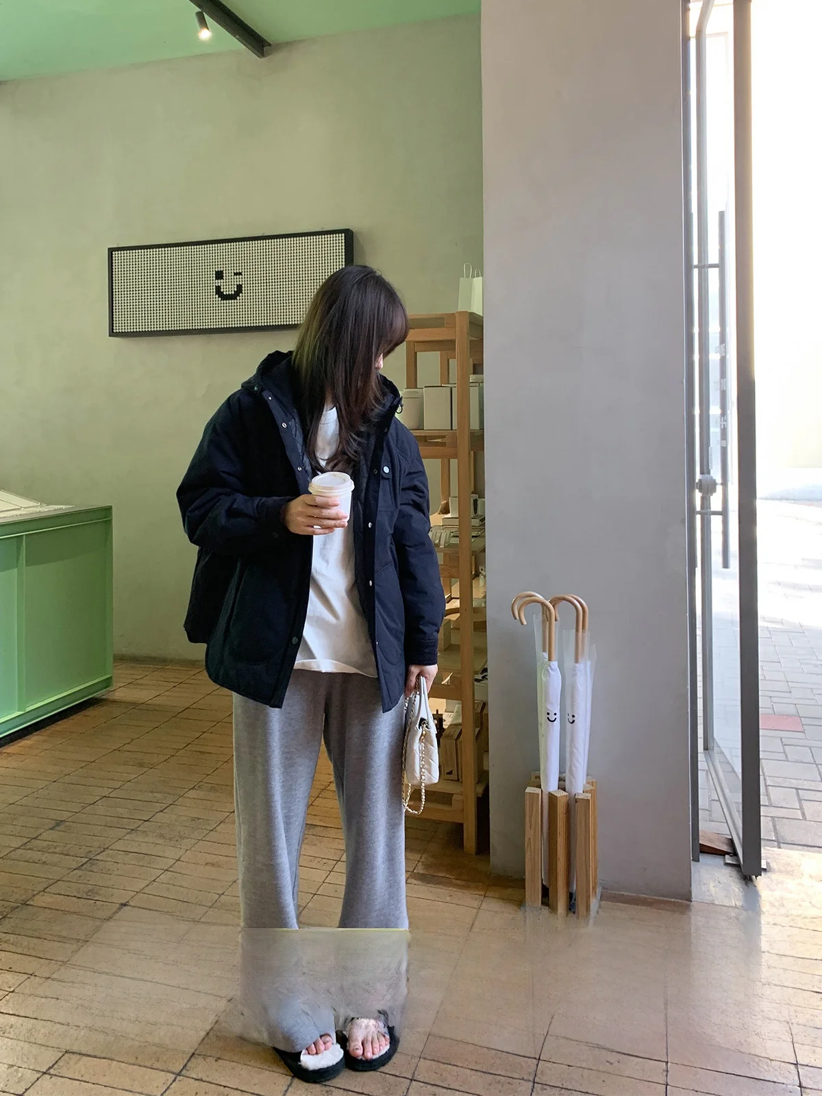 

Hello Women's Loose Fit Cotton Jaet with Hood Velvet Patchwork Warm Coat Spring Autumn Winter New Arrival