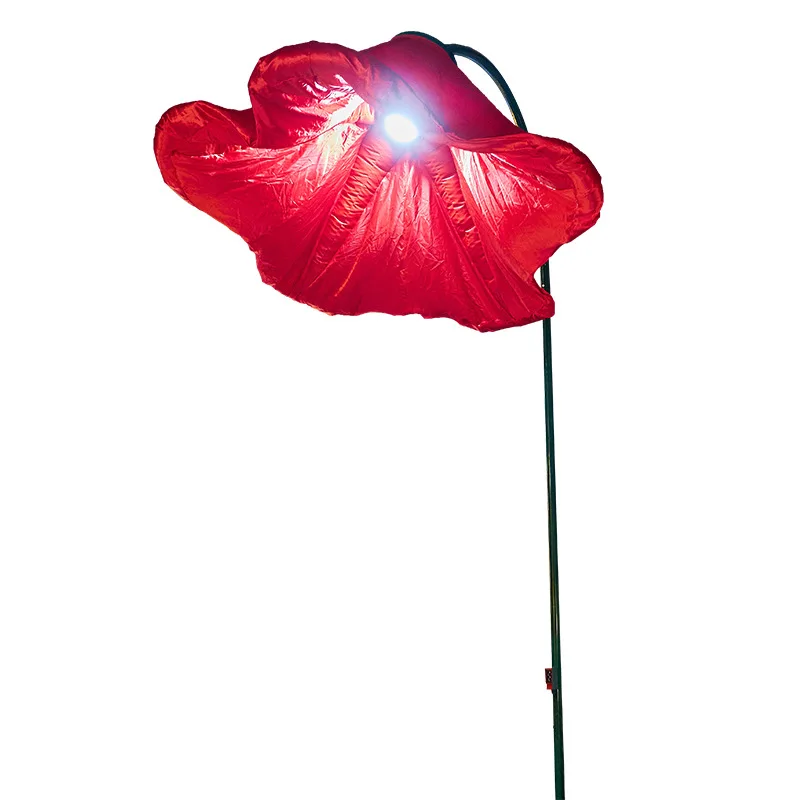 

Интерактивный индукционный ландшафтный светильник «Утренняя слава» на открытом воздухе, квадратное моделирование