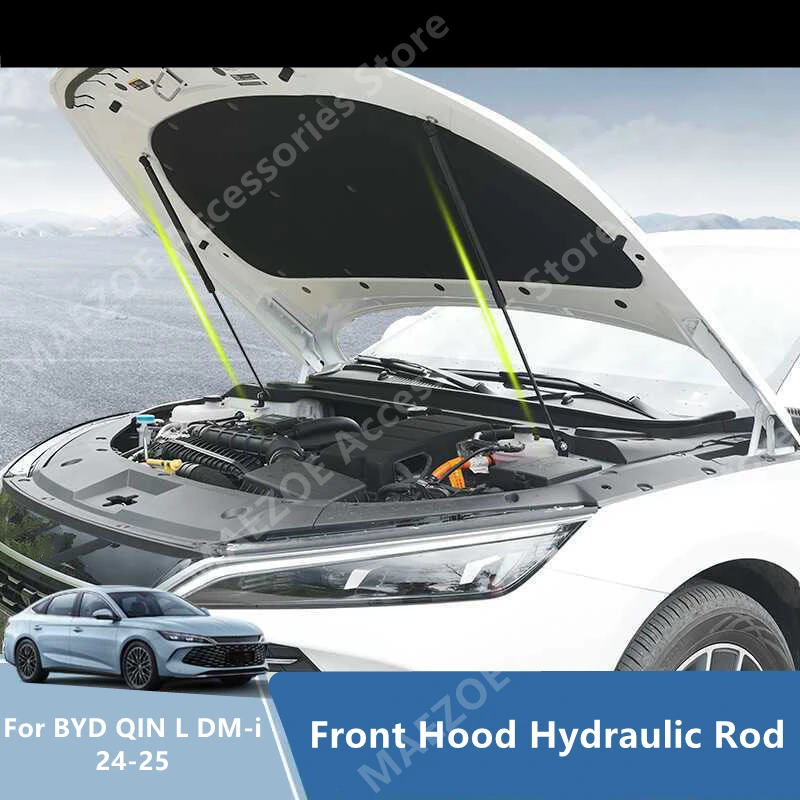 

For BYD QIN L DM-i 24-25 Front Hood Hydraulic Rod,Car Interior Decoration Modification Accessories Refit