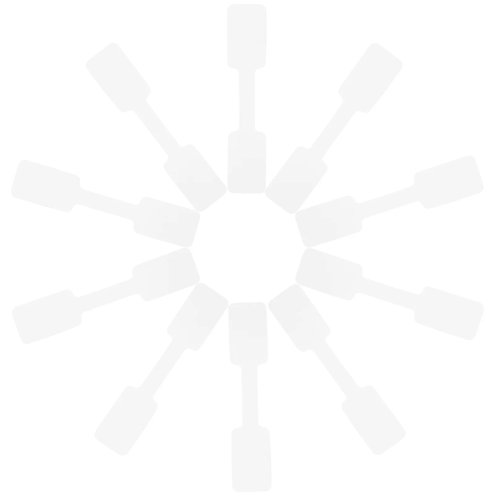 100Pcs Jewelry Price Tags Self-Adhesive Label Stickers Paper Price Stickers for Rings Earrings Bracelets Necklace Display Cards