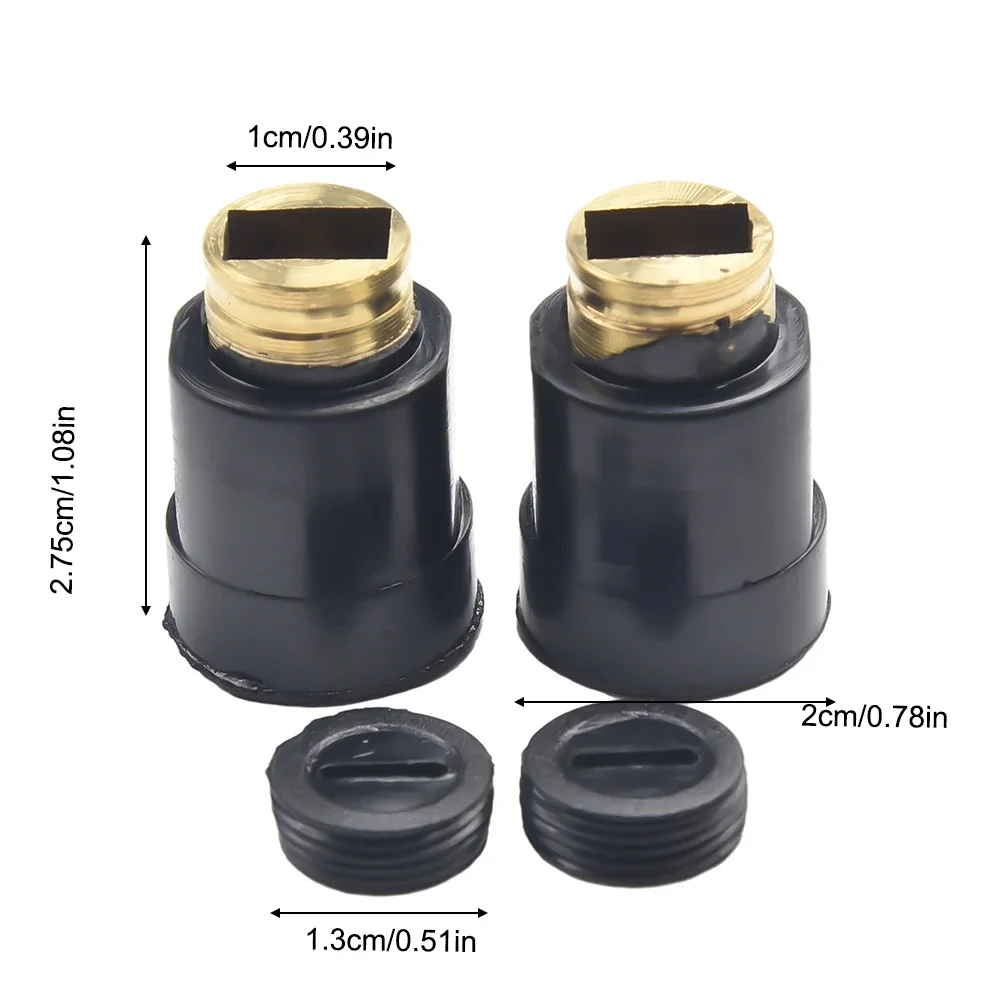 Spare Parts 2 Set Carbon Brush Cap and Holder Compatible with For 0810 Angle Grinder Accessories Replacement for For 0810 Models