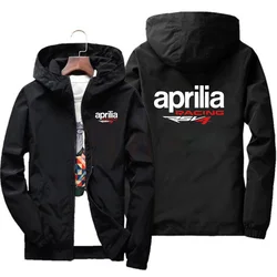 Nowa wiosna lato moda męska Aprilia Racing RSV4 kurtka kurtki-pilotki casualowe w stylu Streetwear męskie płaszcze prosty płaszcz wiatrówka