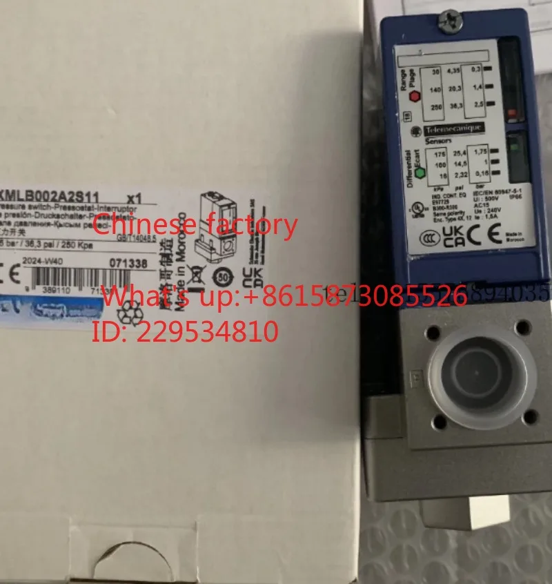 Applicable to  XMLA010A2S11 XMLA020A2S11 0.7-20bar pressure switch 100%NEW