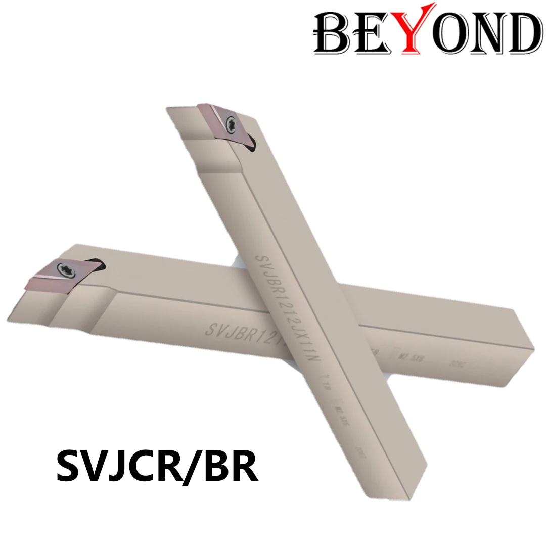 

BEYOND SVJCR1010JX11N SVJBR1010JX11N White Nickel Coating SVJCR SVJBR SVJCR1212JX11N SVJBR1212JX11N External Turning Tool Holder