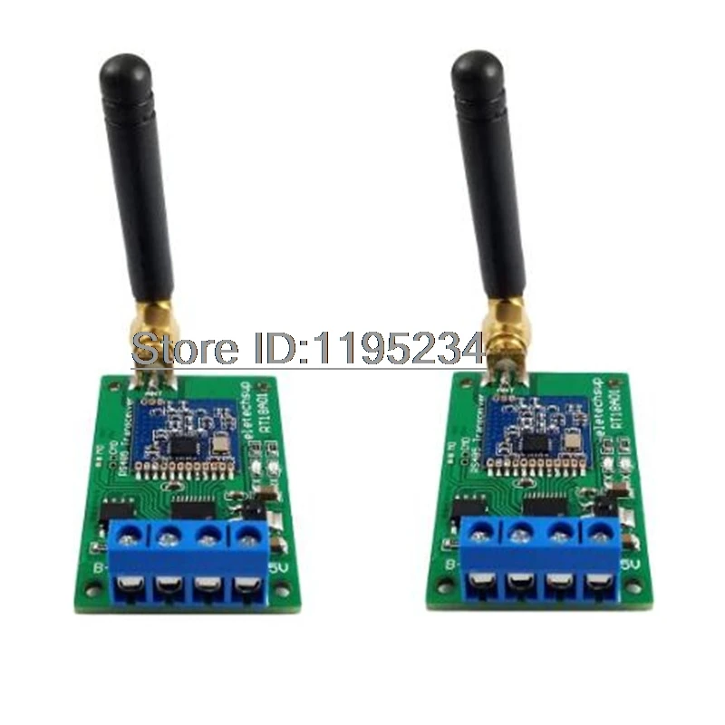 RT18A01 Transceiver RS485 Bezprzewodowy wzmacniacz 485 Sterowanie Master-slave 433M 868M Moduł FSK Uhf