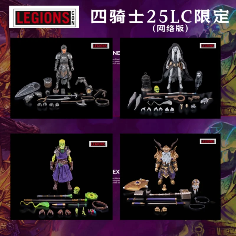 

Four Horsemen Mythic Legions 25lc Knight Fae Skeleton Dwarf 7" Mini Figure Desk Decor Collectible Toy Birthday Gift In Stock