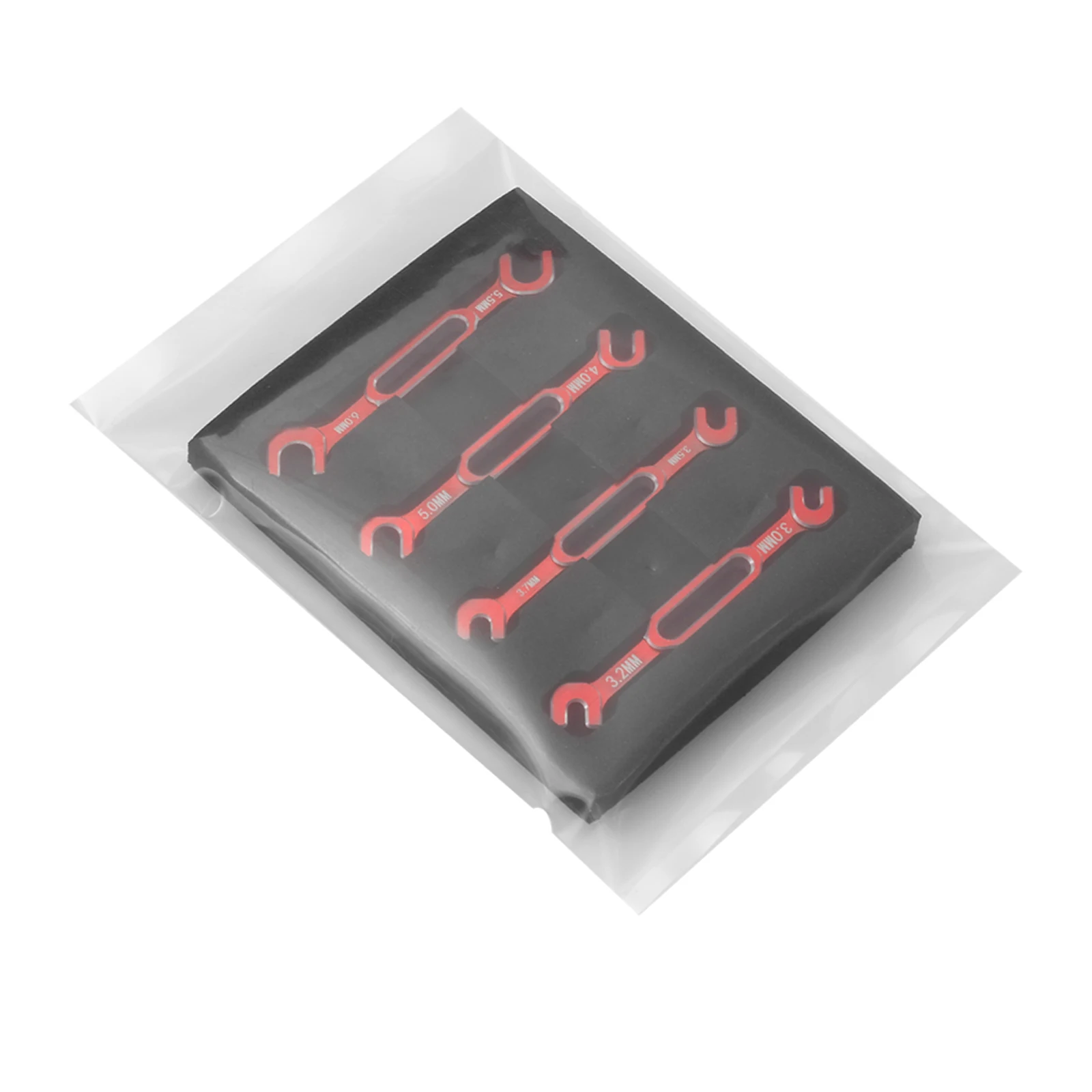 4 szt. Kluczy 3/3.2/3.5/3.7/4/5/5.5/6 mm do nakrętek śrubowych, narzędzie uniwersalne do usuwania przegubów kulowych do samochodów RC, dronów i łodzi