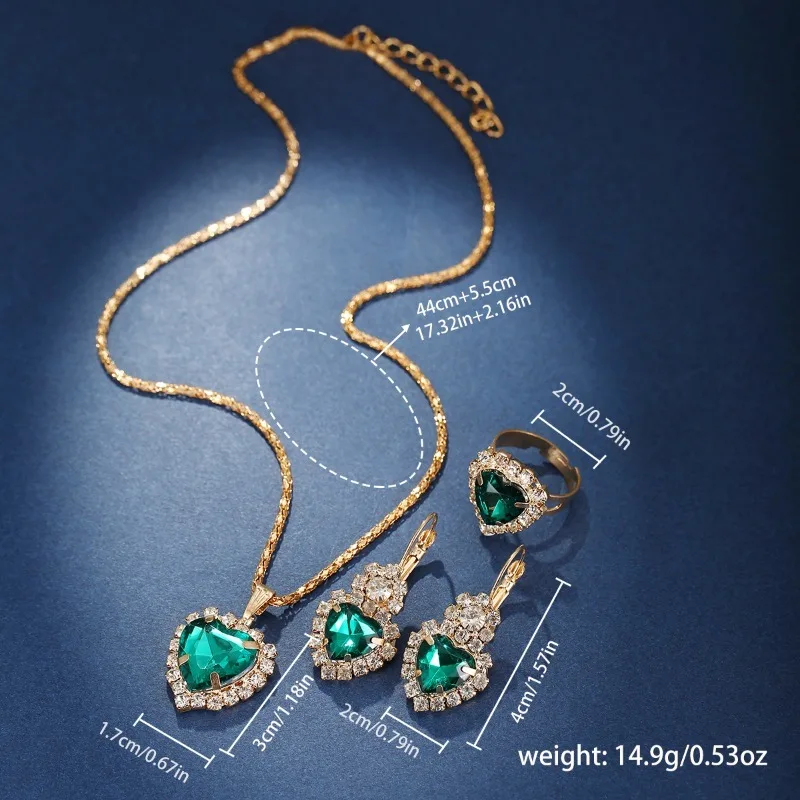 5pcs/set Women's Watch Luxury Rhinestone Gold Bracelet Watch Exquisite Small Round Flowers Dial Ladies Wristwatch Gifts