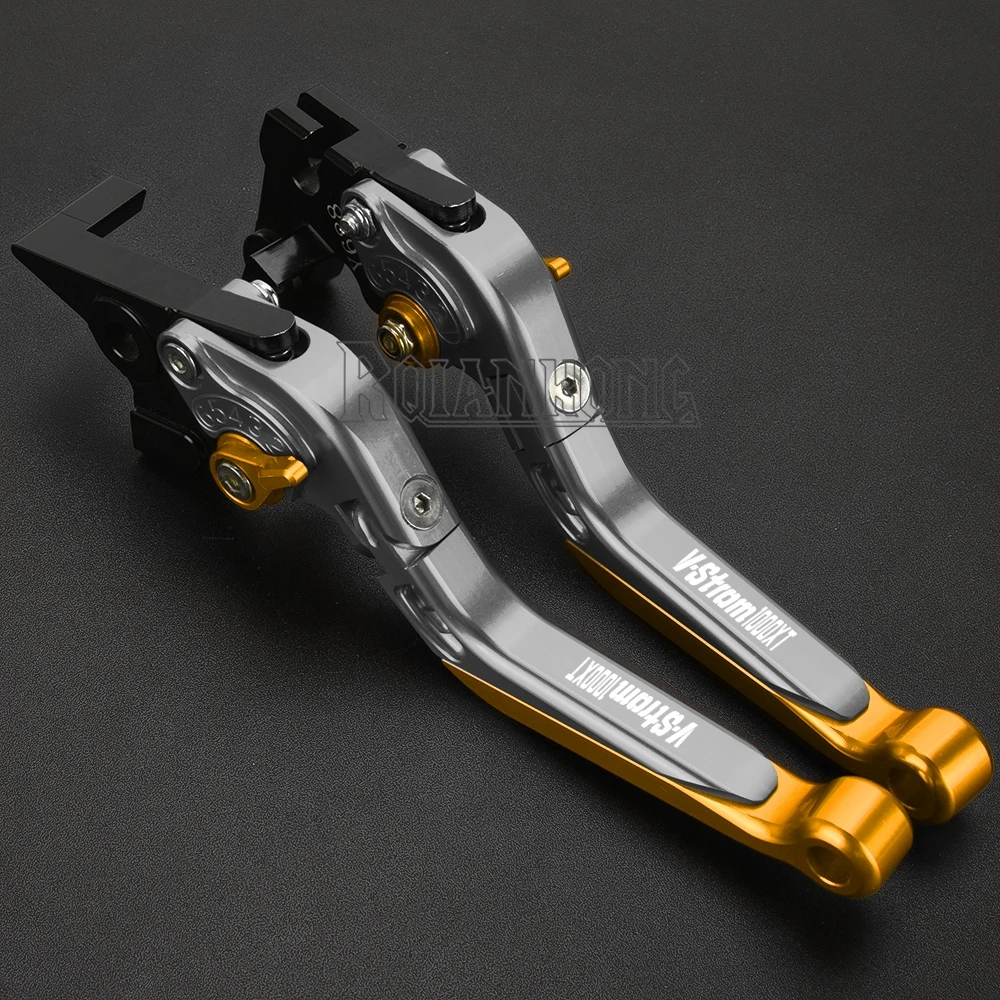 For Suzuki VSTROM1000 Vstrom 1000 2002 2003 2004 2005 2006 - 2016 Motorcycle Accessories Brake Clutch Lever Adjustable handle