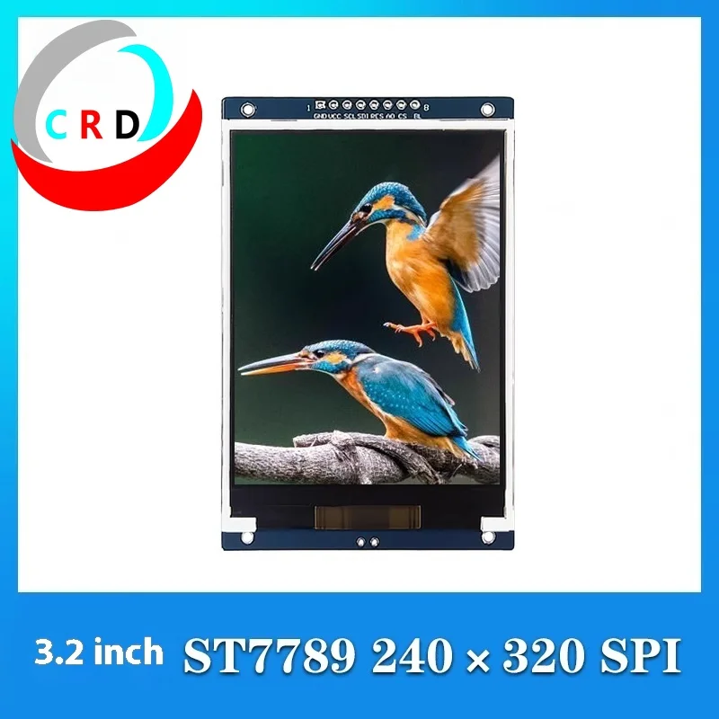 Chanruida 3.2 inch TFT liquid crystal display LCD module 240 × 320 full color ST7789V bare screen SPI esp32  arduino display