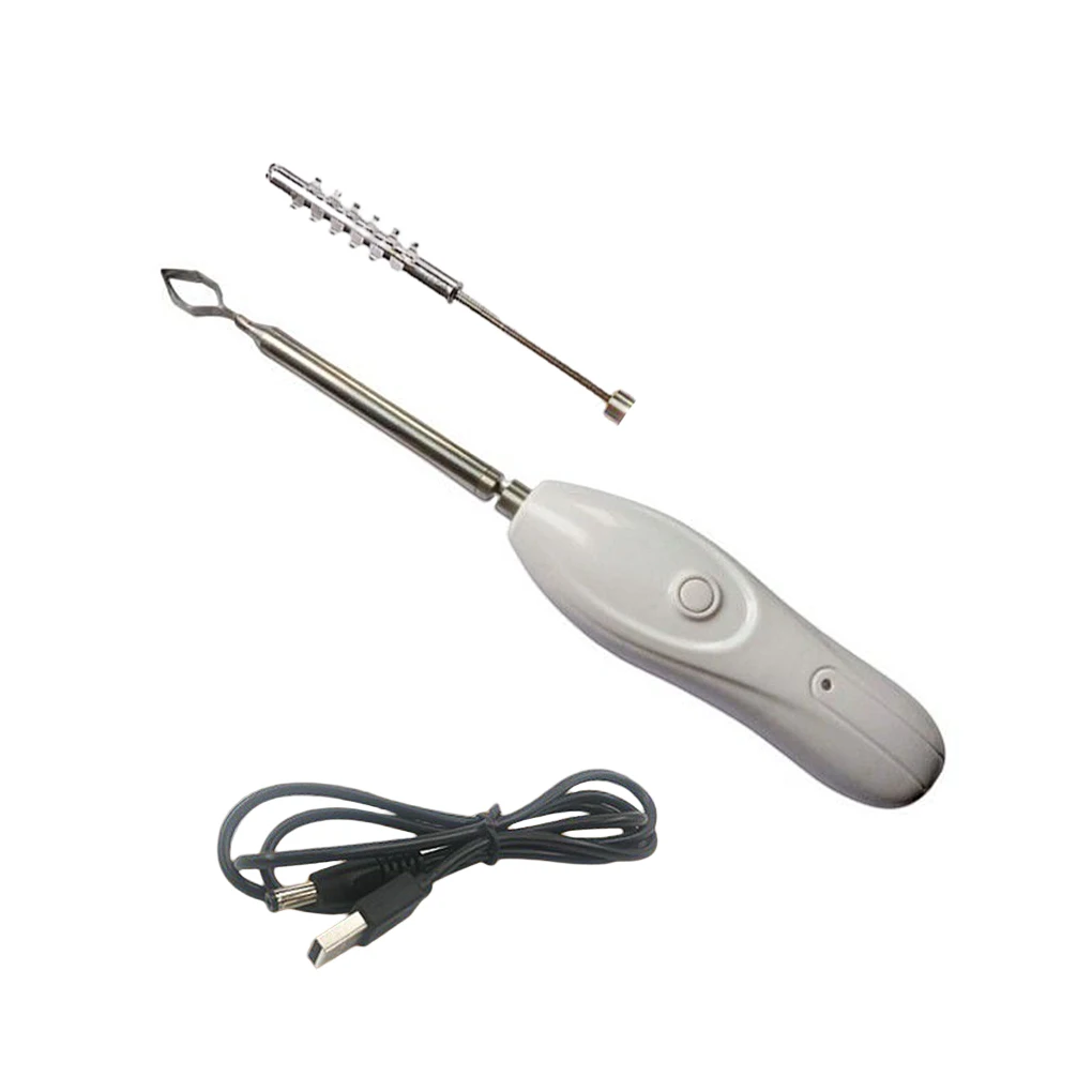 

Rechargeable Vegetable Core Digger Electric Fruit Corer Electric Scale Scraper Egg Beater Remover Wear-resistant Rotating Cutte