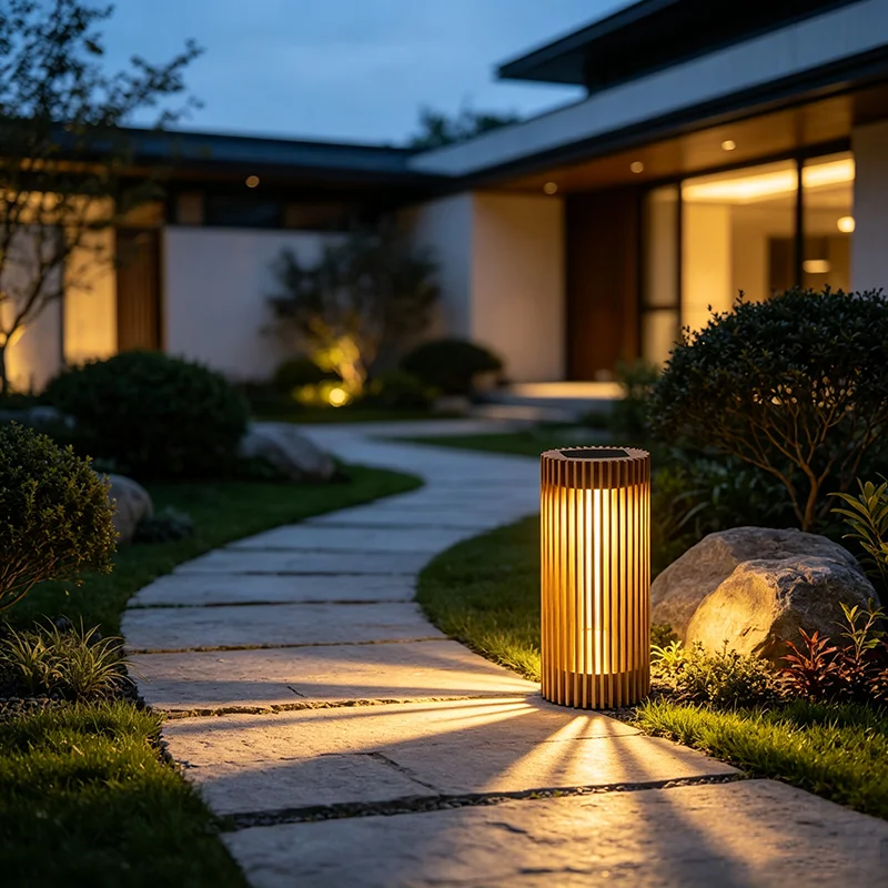 Luminous floor lamp courtyard solar LED outdoor lighting non solar lamp outdoor garden lamp outdoor garden decoration