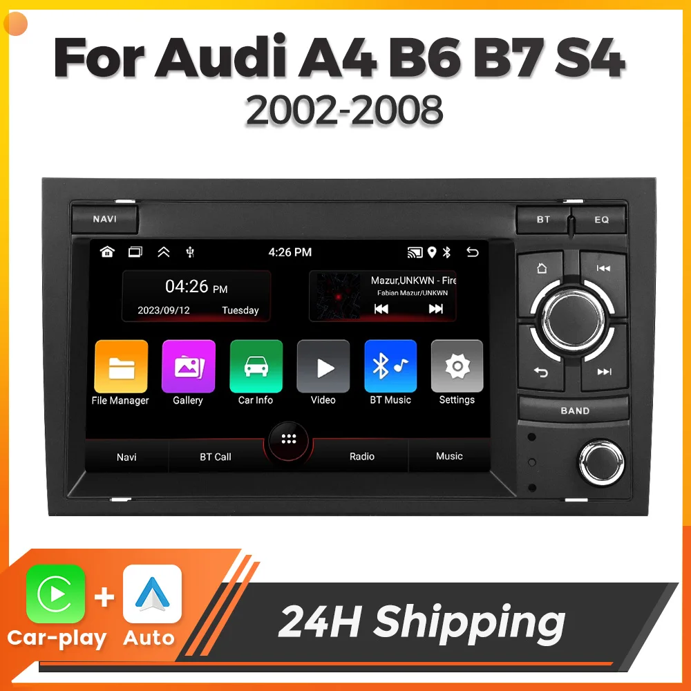 MEKEDE Drahtlose CarPlay Android Auto Auto Radio Multimedia Player Für Audi A4 B6 B7 S4 B7 B6 S4 RS4 B7 SEAT EXEO GPS Autoradio