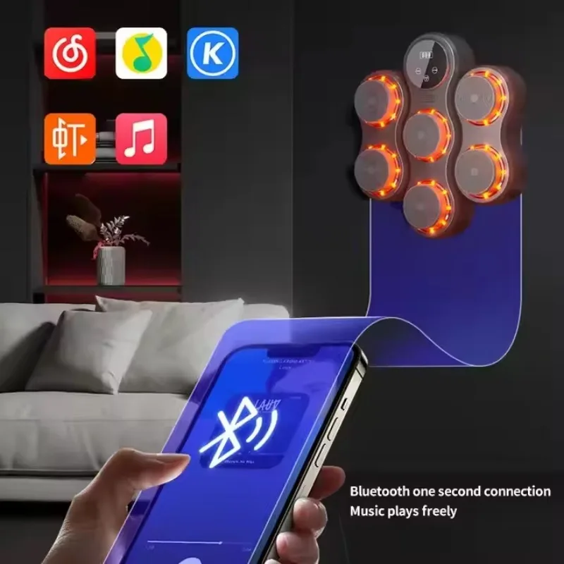 Musik-Boxmaschine, Box-Wandhalterungsmaschine für Erwachsene, Bluetooth Smart Boxing Training Machine